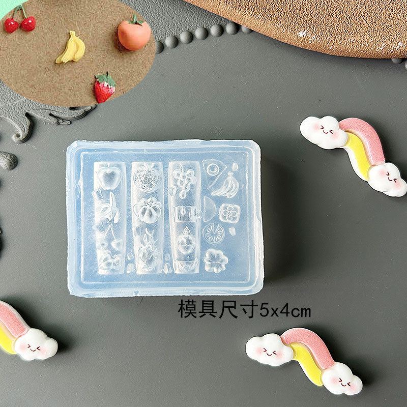 Molde de manicura amor arco en relieve flor ornamentos molde abrasivo alta permeabilidad estereoscópica DIY decoración molde de silicona