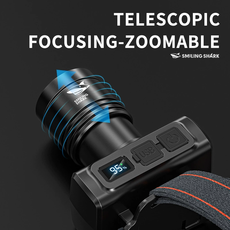 New cross-border strong-balanced headlight charging zoom