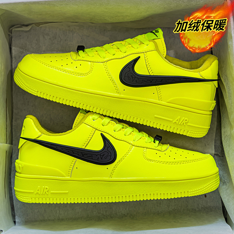 Resistente a la fiebre oficial AF1 blanco y negro panda fuerza aérea 1 zapatos de patina baja para hombres y mujeres zapatos deportivos casuales para correr Putian Dunk