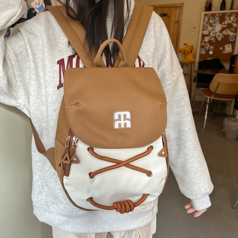 Schoolbag female small middle school student original design sense backpack sweet Mori lightweight large capacity backpack computer bag