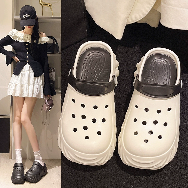 Сандалии Croc для летнего активного отдыха, новая модель 2025 года, спортивные сандалии для пар с мягкой амортизацией для пляжа и моря, женские оптовые сандалии.