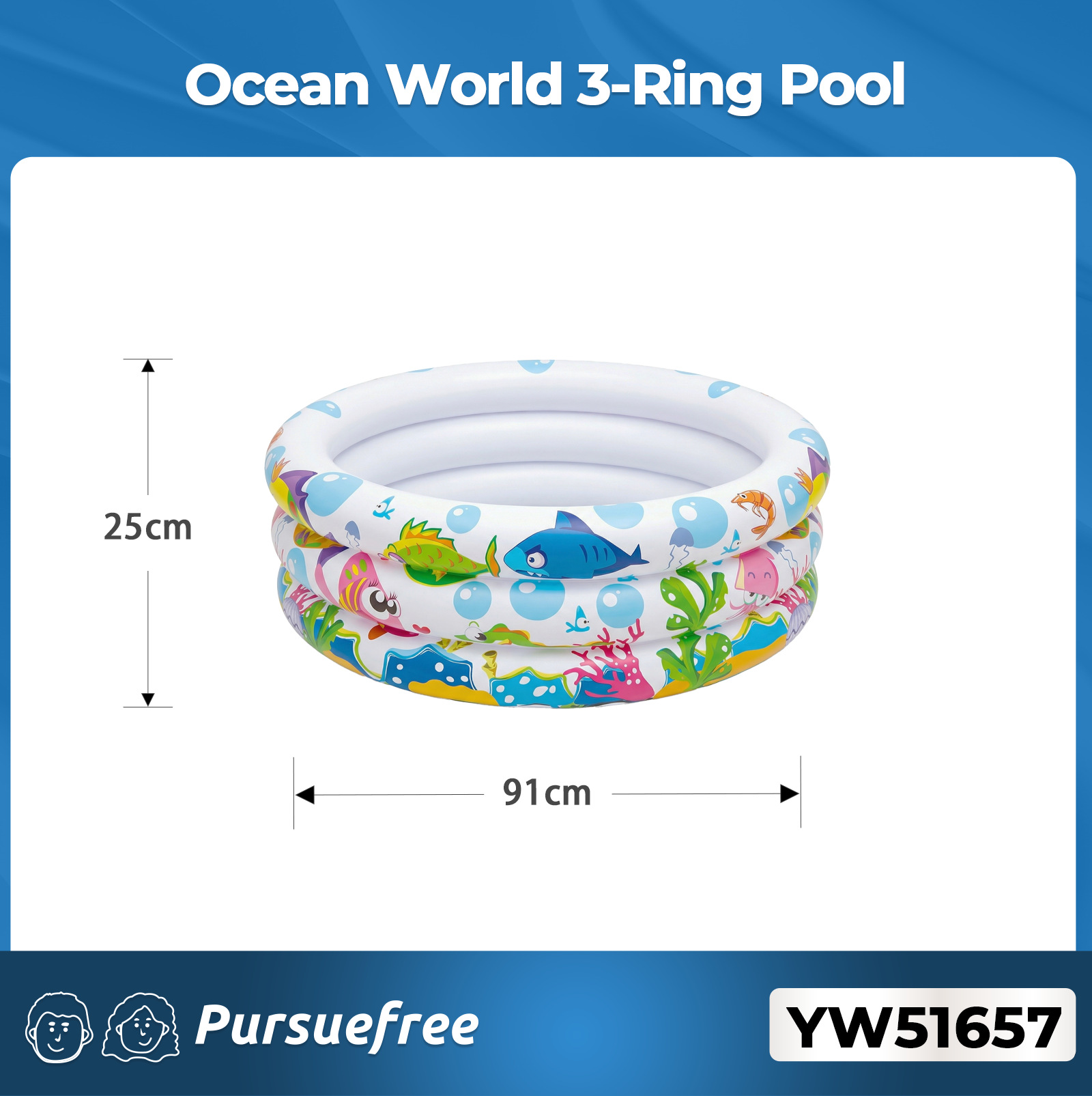 Pursuefree piscina de arena infláble piscina de pesca juego espeso interior y exterior piscina infantil juguetes piscina infláble