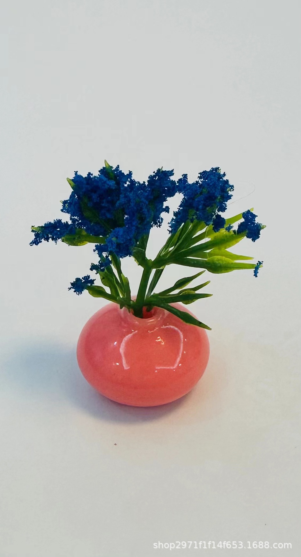 파란색 화분(꽃병 랜덤) 5CM