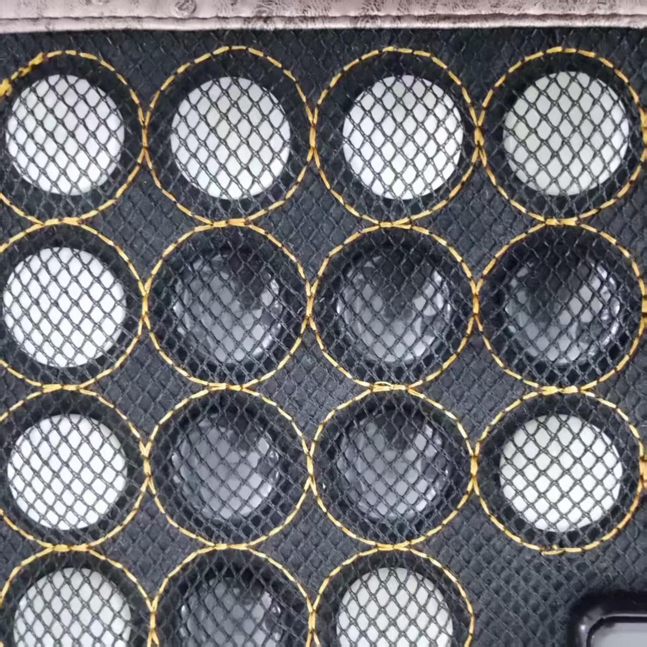 Tourmaline Jade Multifunctional Moxibustion Heating Cushion Massage Cushion Far Infrared Mesh Style