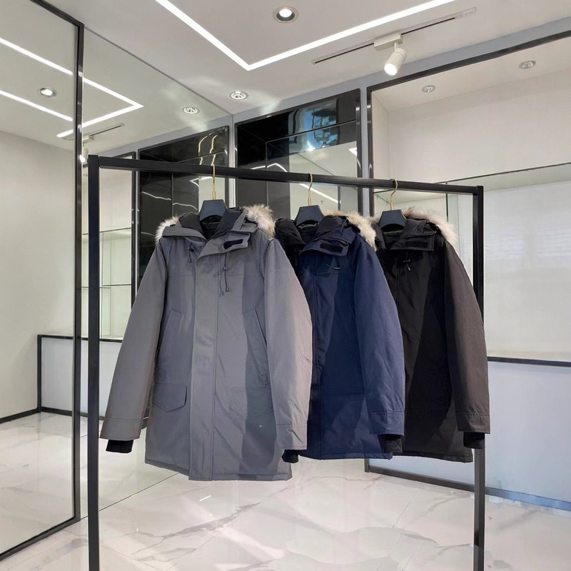 Goose down Jacket 13 Men's Medium Length Thick Warm Coat Goose down Jacket 13 Men's Medium Length Thick Warm Coat