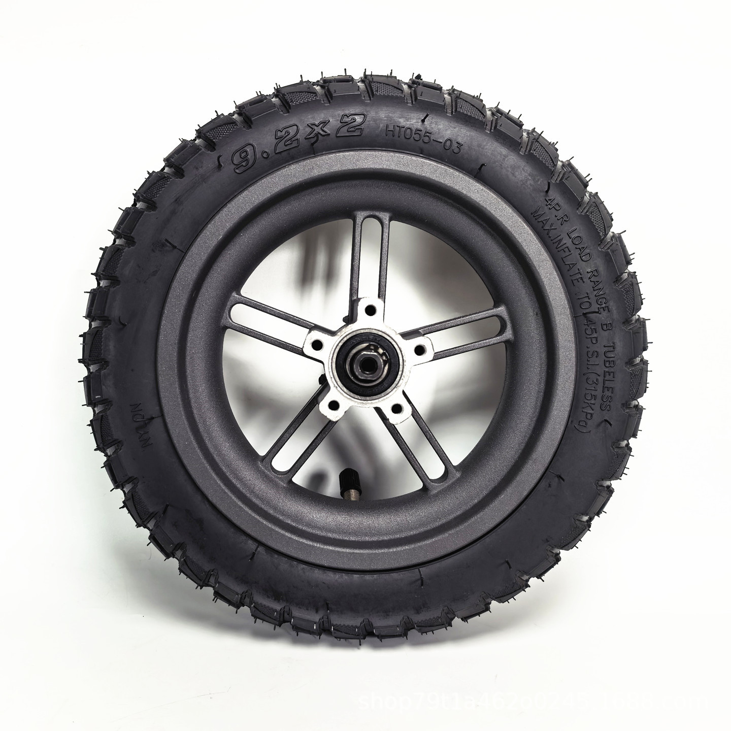 Xiaomi electric scooter enlarged inflatable tire rear wheel assembly 9.2x2 off-road vacuum tire wheel inner and outer tire set