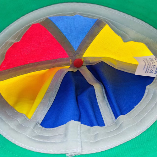 Amazon's new detachable propeller fisherman hat European and American men's outdoor sunshade parent-child bamboo dragonfly bucket hat