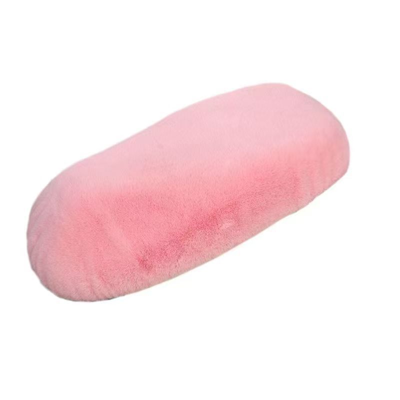 Winter plush thickened electric scooter and motorcycle seat cushion cover, warm universal seat cover for electric bikes and scooters