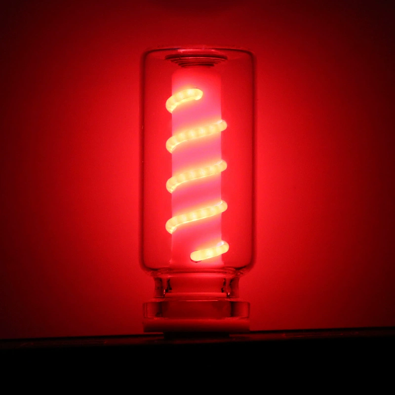 RX9003 прозрачный сенсорный USB-прищадительный ночник с многоцветной LED-атмосферой на боковом правом краю