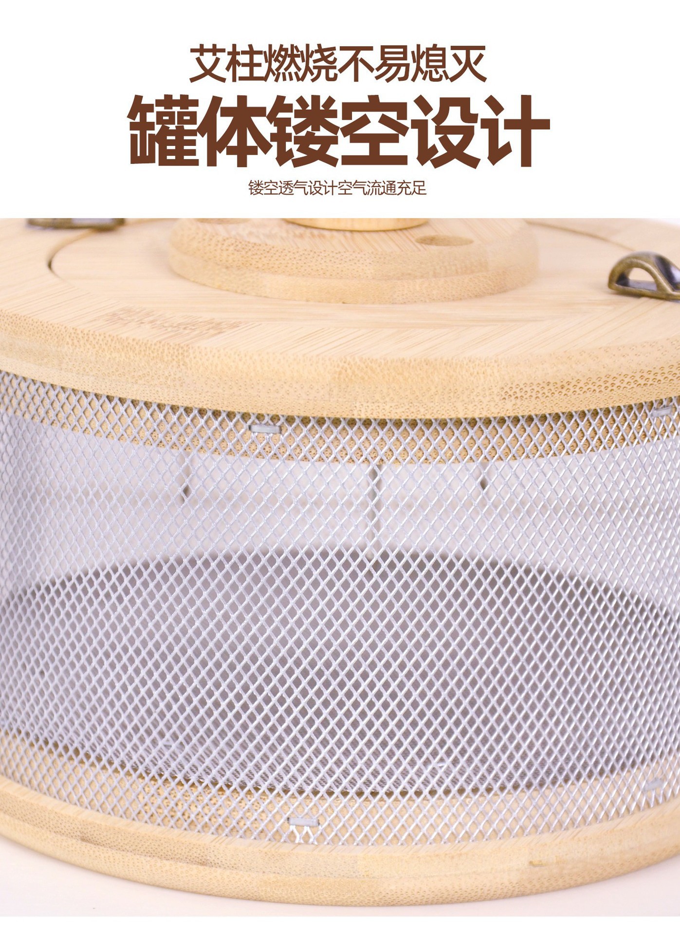 Portable Moxa Box Moxibustion Device with 54 Stone-Ground Moxa Cones for Home Body Use key features