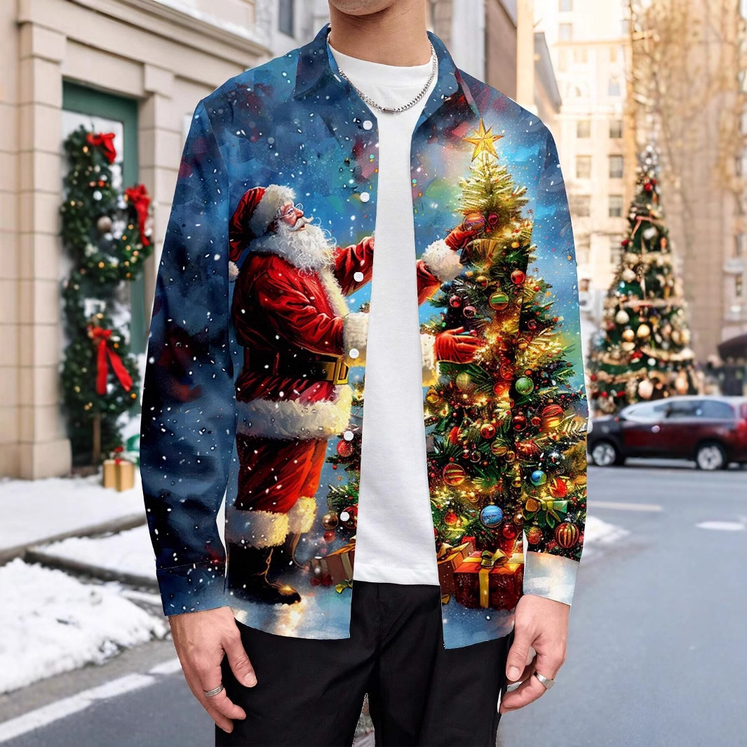 2024 nueva camisa de manga larga para hombre de tendencia de moda casual europea y americana transfronteriza de Amazon MB12