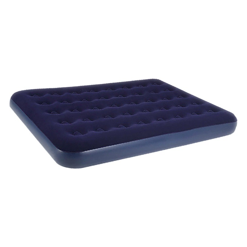 Наружная кровать на воздушной подушке из ПВХ Ленивая складная надувная кровать Утолщенный флокирующий матрас Портативный домашний Кемпинг надувной матрас