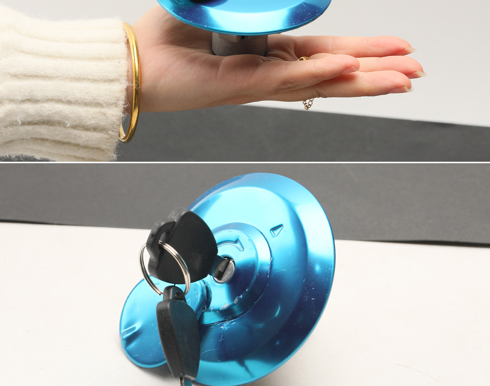 Suitable for Dayun/Zongshen/Lifan/Loncin Motorcycle Fuel Tank Cap, Electric Door Lock, Tricycle Lock, Fuel Tank Lock Cover