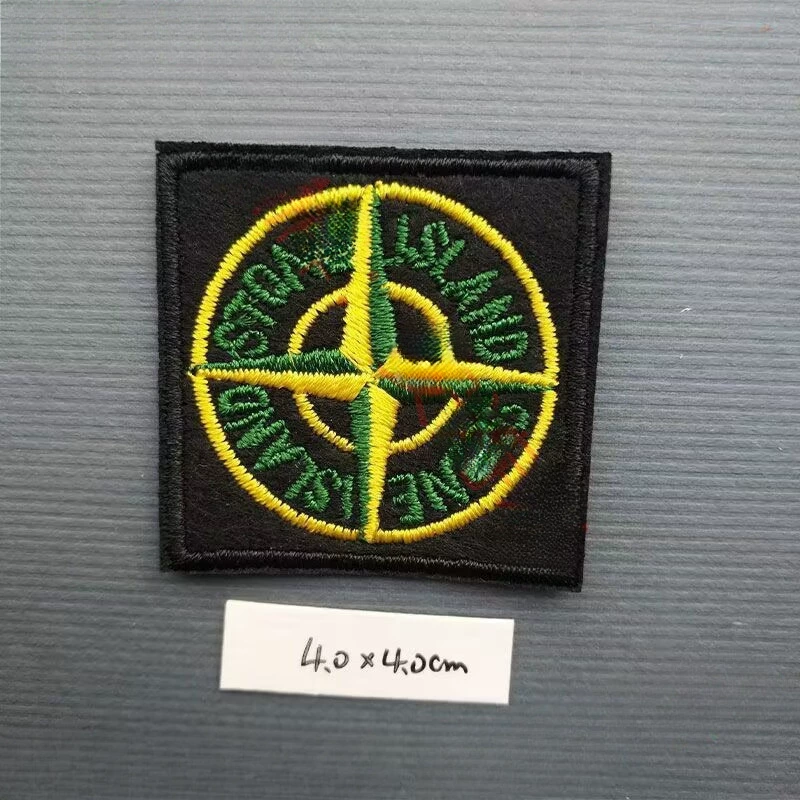 Нарукавная лента Stone Island, нашивка с каменной вышивкой, нарукавник, декор для одежды и обуви