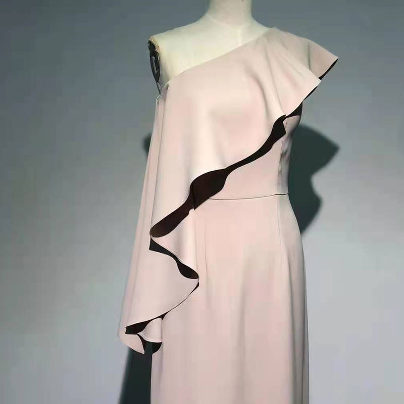El Comercio exterior europeo y americano Amazon AliExpress desea vestido de noche de las mujeres un hombro vestido de noche de fiesta simple elegante image 3