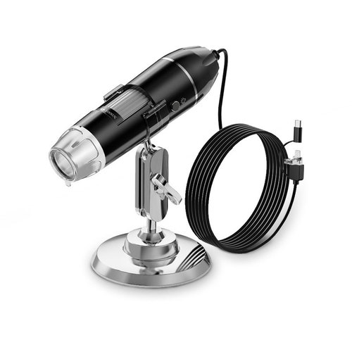 Three-in-one high-definition digital microscope supports Apple and Android computers 500X 1000X 1600X microscope