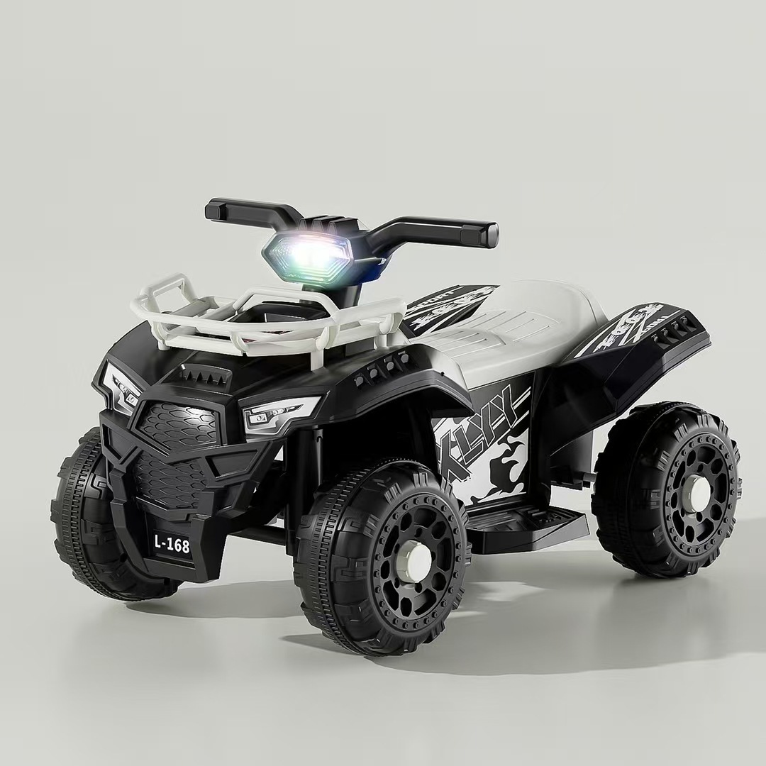 Transfronterizos para niños 6v motocicleta eléctrica ATV motocicleta todoterreno cuatro ruedas niños coche de playa coche eléctrico para niños y niñas