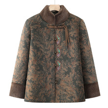 中老年人妈妈棉衣女奶奶冬装时尚新中式国风棉服太太加绒加厚棉袄