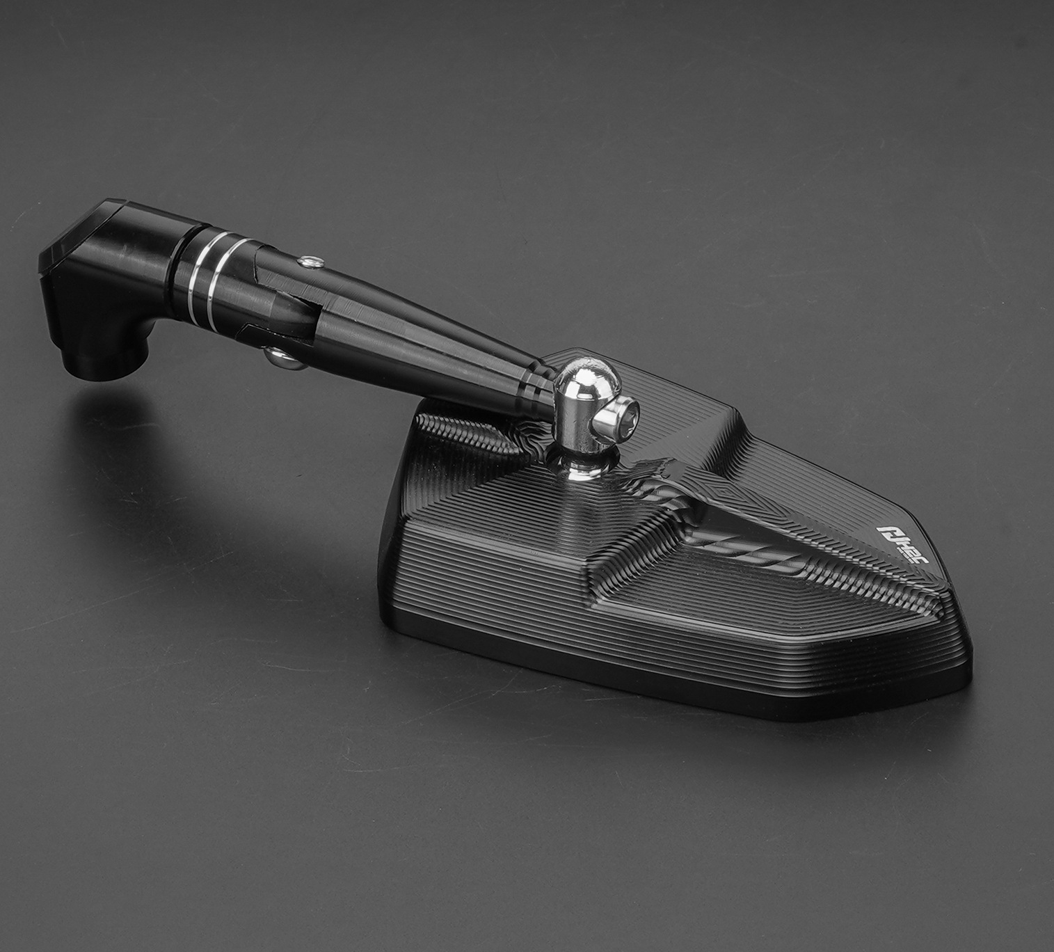 Motorcycle Modified Rearview Mirror Universal Electric Vehicle Reversing Mirror Cnc Aluminum Alloy Flat Rearview Mirror Factory Wholesale