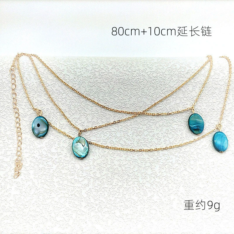 Европейско-американский трансborder женское тело цепь Sexy Body Chain Female 9 Pine Stone Plumbing Bulbans Chain Belt
