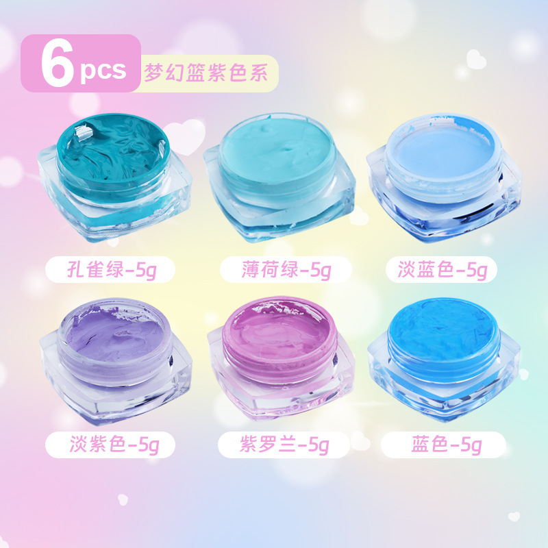 巧巧5g装つまみ色膏マカロン油性クリームDIYつまみ楽シリカゲル色膏カラー顔料セット|undefined