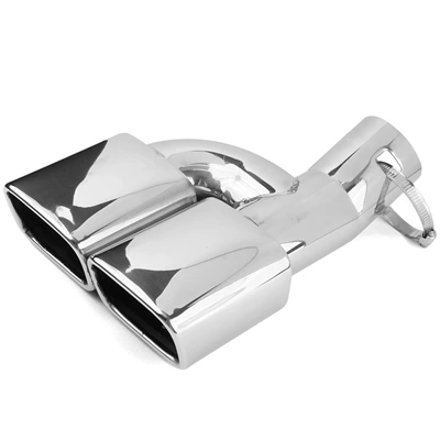 Hot sale suitable for Toyota noah noah/voxy/esquire80 series stainless steel double outlet exhaust pipe tail throat (Exhaust pipe) - silver