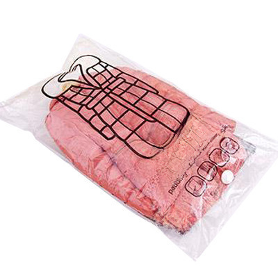 YT5256 Side-Pull Suspension Vacuum Compression Bag Clothes Hook Hanging Clothes Organizer Bag Dust Cover