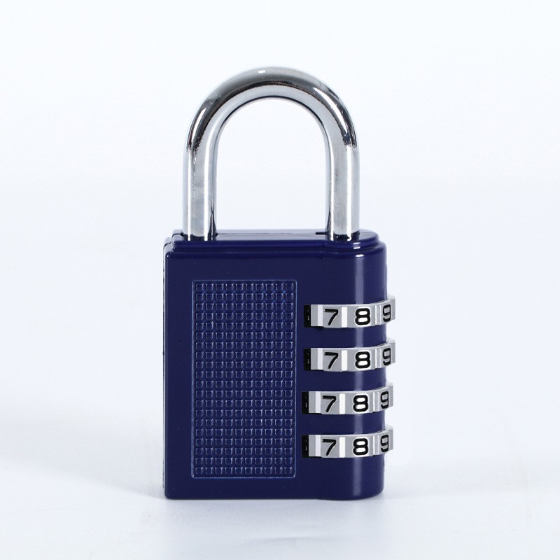 Factory Direct Wholesale Password Padlock 4-Digit Password Large Password Lock Cross-Border Exclusive Gym Cabinet