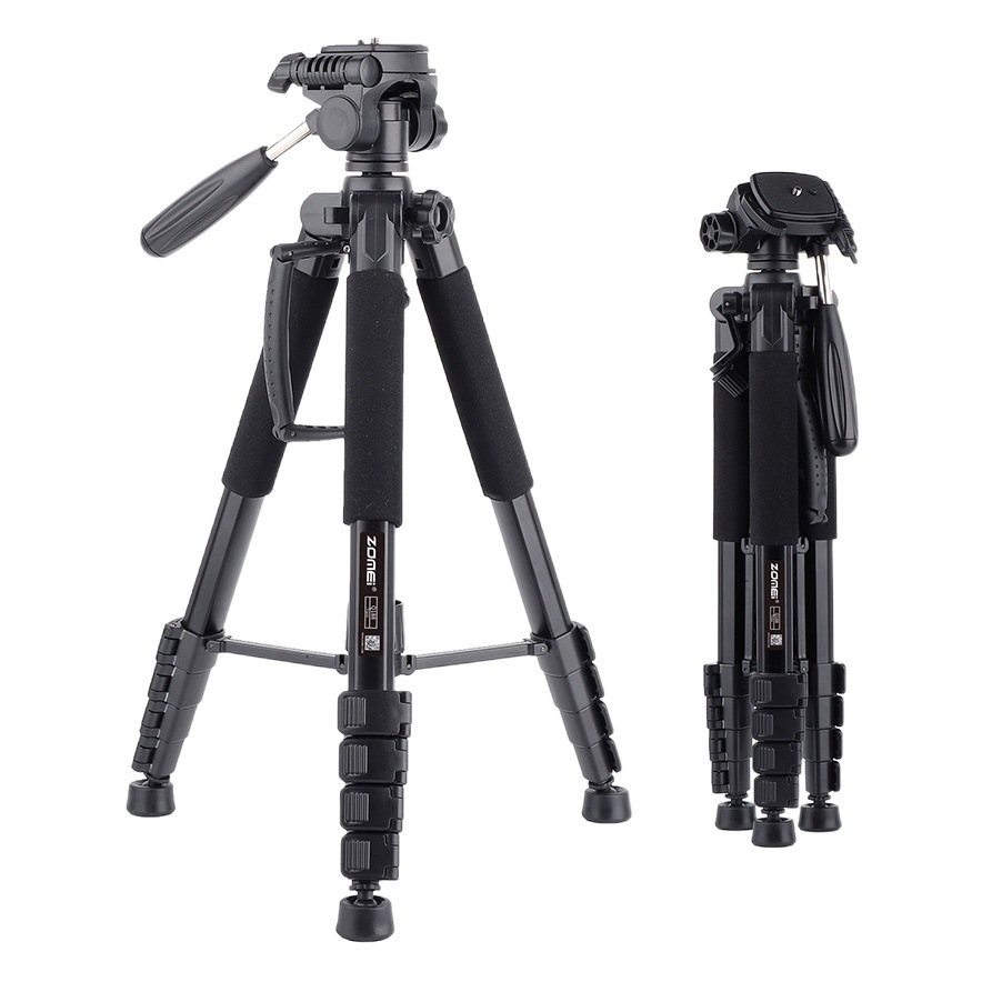 Zhuomei Q188 trípode teléfono móvil soporte en vivo fotografía Cámara SLR Cámara soporte proyector Luz de relleno