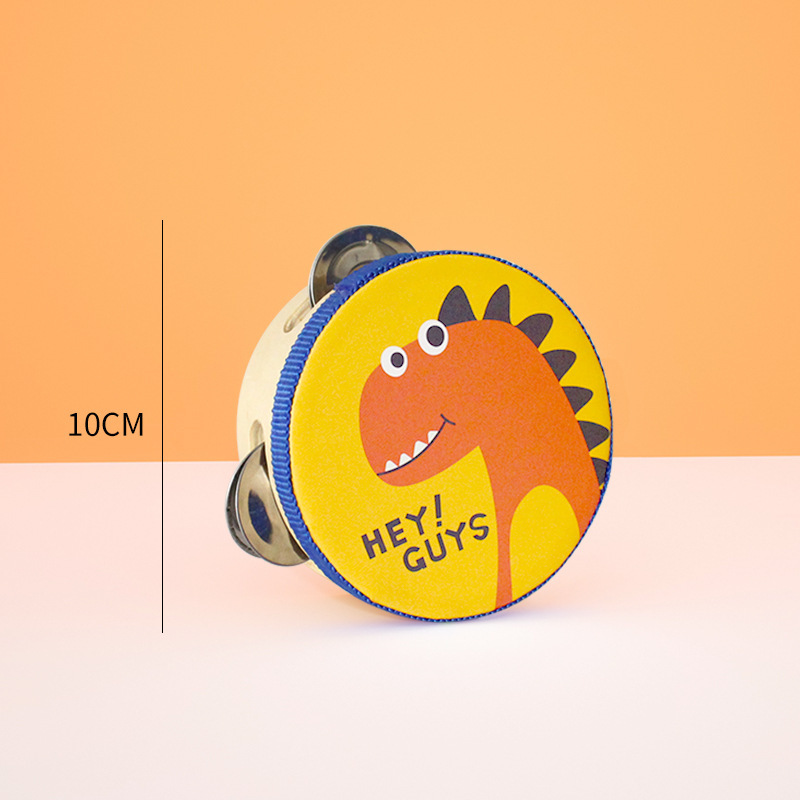 Pandereta de madera Orff Instrumentos musicales Kindergarten Educación temprana Música y accesorios de baile Tambores de mano Tambores de palmaditas al por mayor