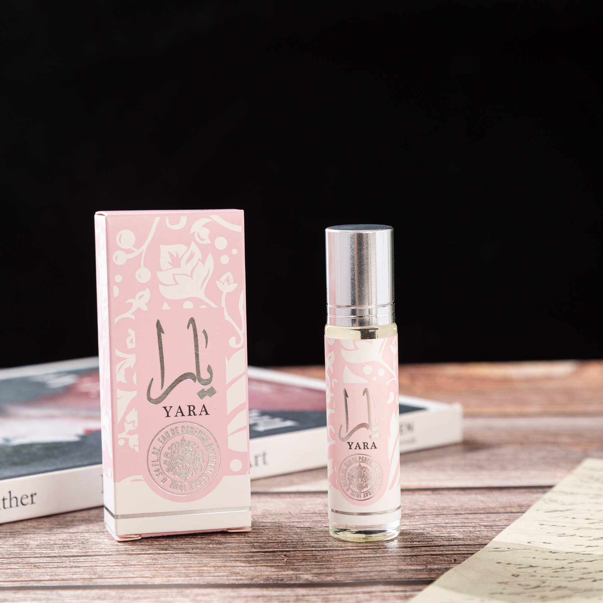 Perfume Lattafa Yara en roll-on de 10ML, nuevo producto transfronterizo, perfume YARA para mujer, fragancia ligera y duradera, rosa de Oriente Medio.