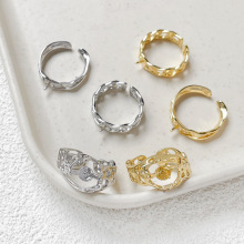 14k�~����ɫ�U�������н�ָȦ����diy�ֹ��Ʒָ�h����������