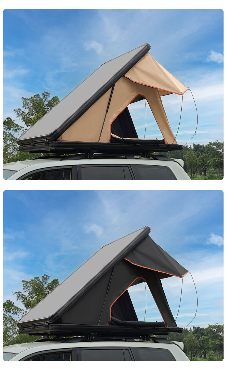 Weipai Aluminum Alloy Roof Tent Hydraulic Fully Automatic Car Outdoor Self-Driving Tour Hard Shell Triangular Car Tent