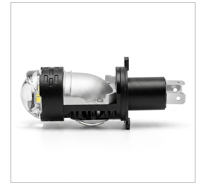 Motorcycle Led Headlight H4 Lens with Integrated High and Low Beam 24W Super Bright 10-80V Universal Modified Headlight