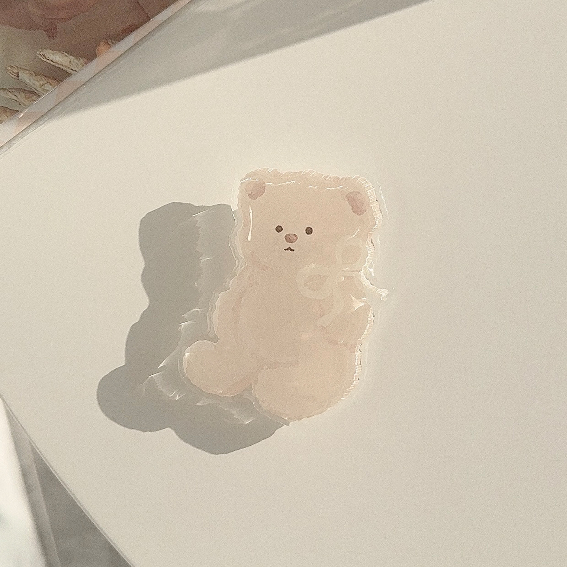 韓系ins犬熊スタンドアニメ伸縮折り畳みかわいい動物はリンゴ華為怠け者スタンドを適用する