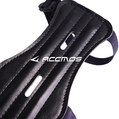 弓箭器材護臂護具射箭用品雙層牛皮帶孔反曲美獵弓箭訓練護臂