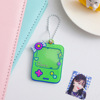 Cartoon game console, photo frame, acrylic keychain for elementary school students, pendant, Korean style