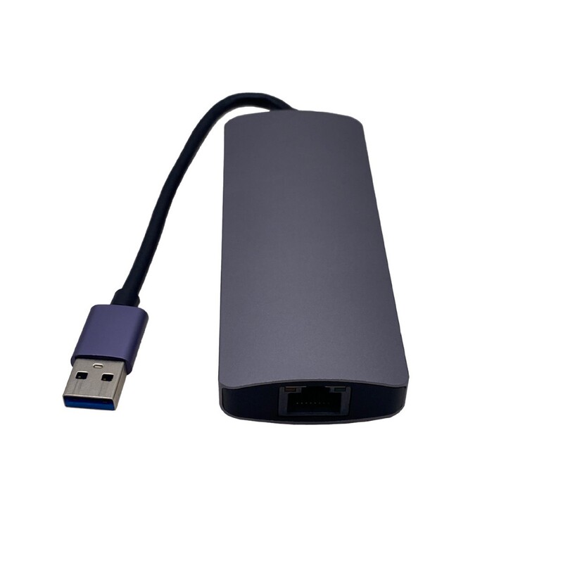 Cross-Border Typec Expansion Dock 4K60Hz Usb3.2 Hub 2.5g Network Card Converter Notebook Docking Station