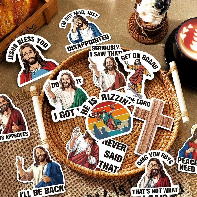 Индивидуальная рождественская Jesus увидел что смешной эмодзи пакет гаражная дверь плитка автомобиля холодильная плитка магнитная защелка