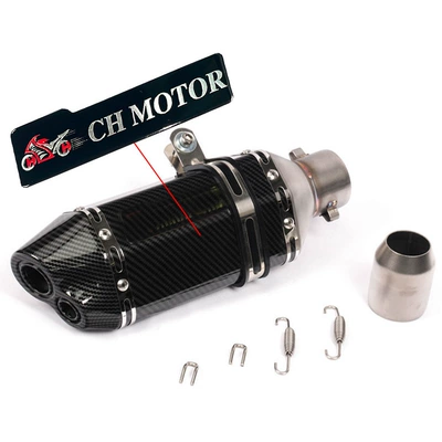 Ninja 250, Yongyuan 350R25/R3, Exhaust pipe - 5-pairs-of-short-double-tailed-small-hexagons-with-full-center-flowers