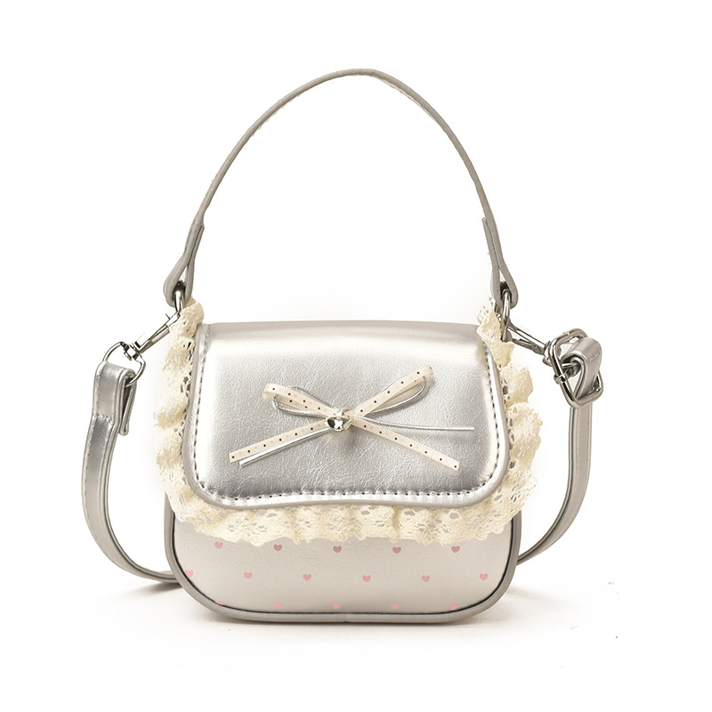 Dolce y lindo arco de niña bolso de encaje de alto valor facial bolso de bebé bolso de comercio exterior bolso de niños