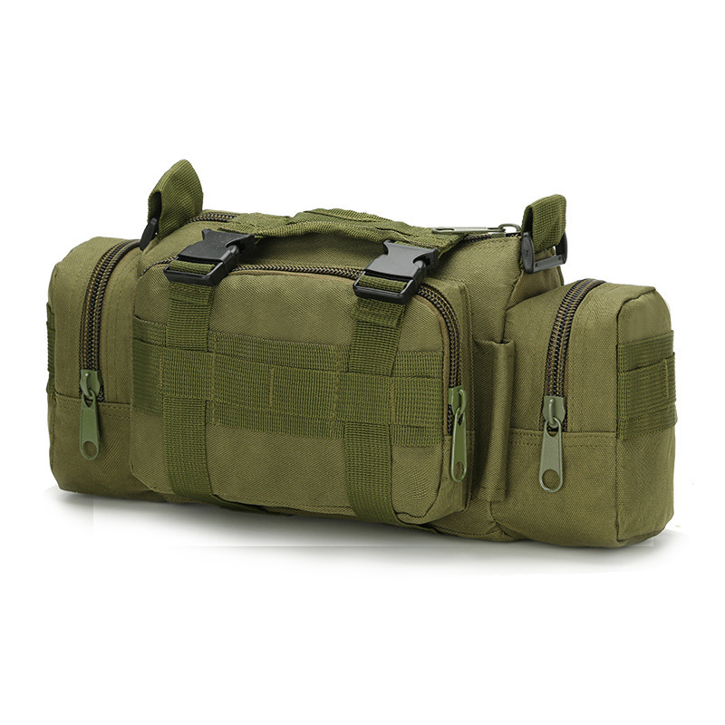 Cangurera Táctica Multiuso 3P de Tela Oxford Multifuncional, Gran Capacidad, Impermeable para Deportes al Aire Libre