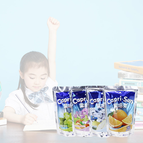 Capri Sun 200ml Apple Grape Orange Juice Drink, Trendy Leisure Beverage, Fruity Juice