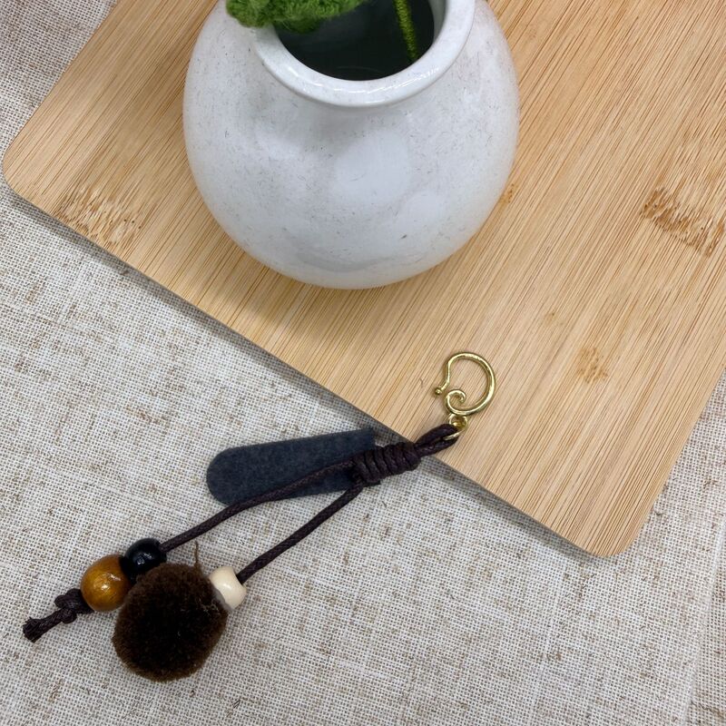 2026 New Style Handmade Beaded Fashion Versatile Bag Pendant Keychain Handmade Zen-Inspired Accessory