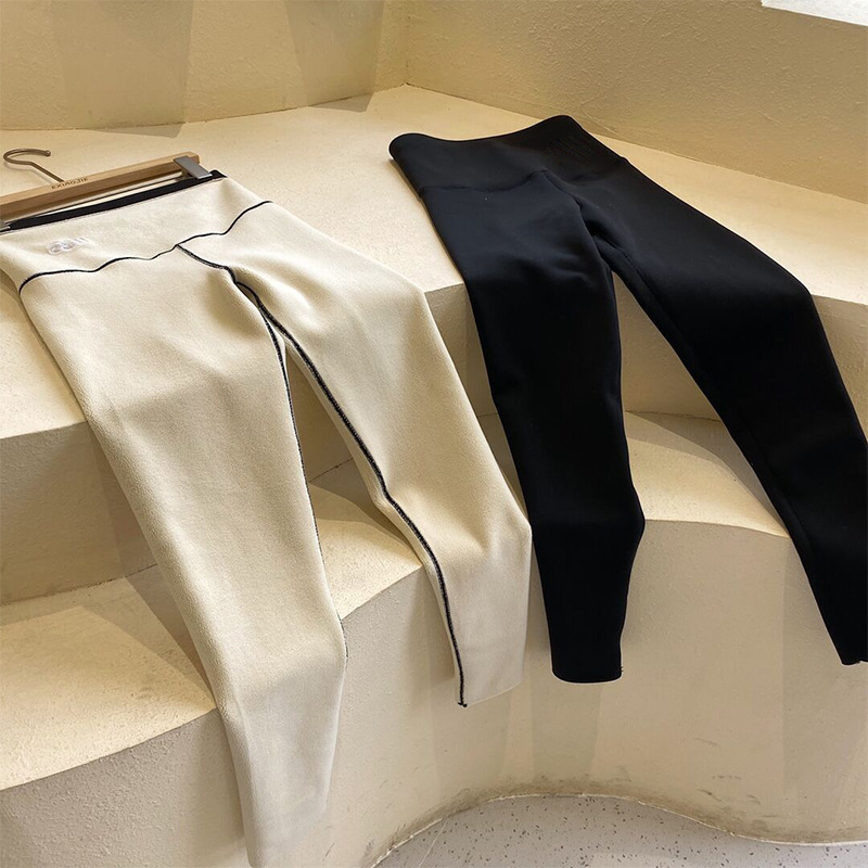 U Brand Lamb Wool Gg3.0 Shark Pants 2.0 Women's Fleece-Lined Leggings Slim Fit Upgraded Hip-Lifting Fleece-Lined Shark Pants