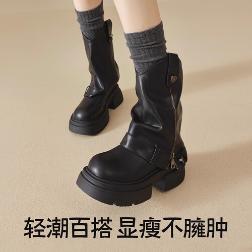 Thick and warm crew socks for girls, autumn and winter, white unboned calf socks, winter long socks, wholesale