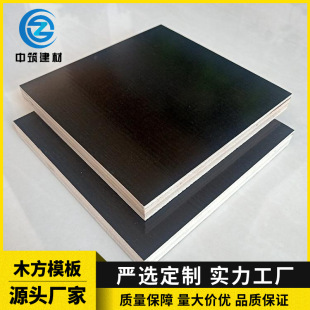 Building formwork film-coated one-time forming plywood black film-coated formwork multi-layer board poplar clear water plywood