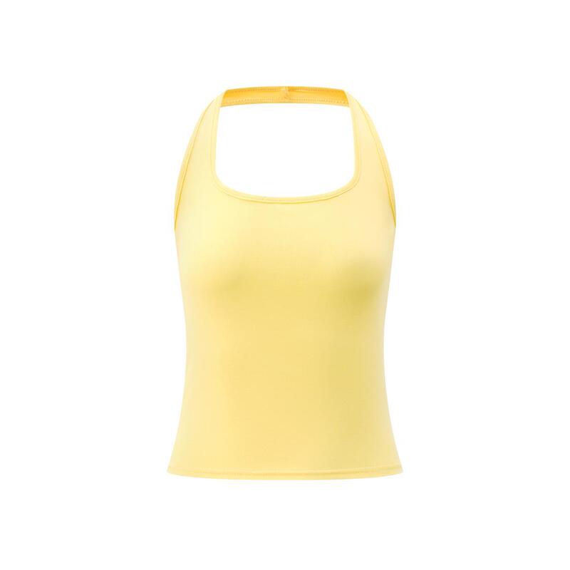9色入荷！ Pure Desire Hot Girl レッド ホルターネック ベスト レディース 夏 スリムフィット ショートカラー サスペンダー トップ|undefined