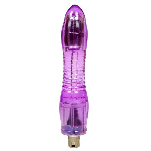 Female telescopic gun machine accessories, transparent crystal simulated back yard, soft sex toys, three-cannon head wholesale