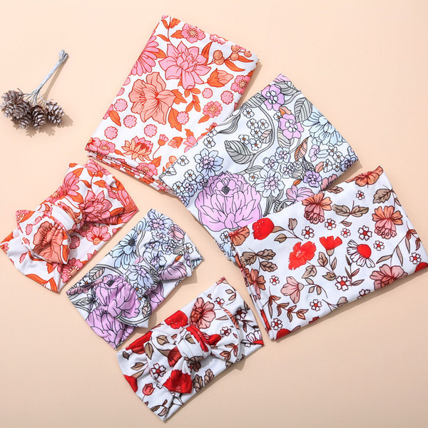 BABY SWADDLE WRAP Baby Package Fetting with 2 pieces of baby wrapped…